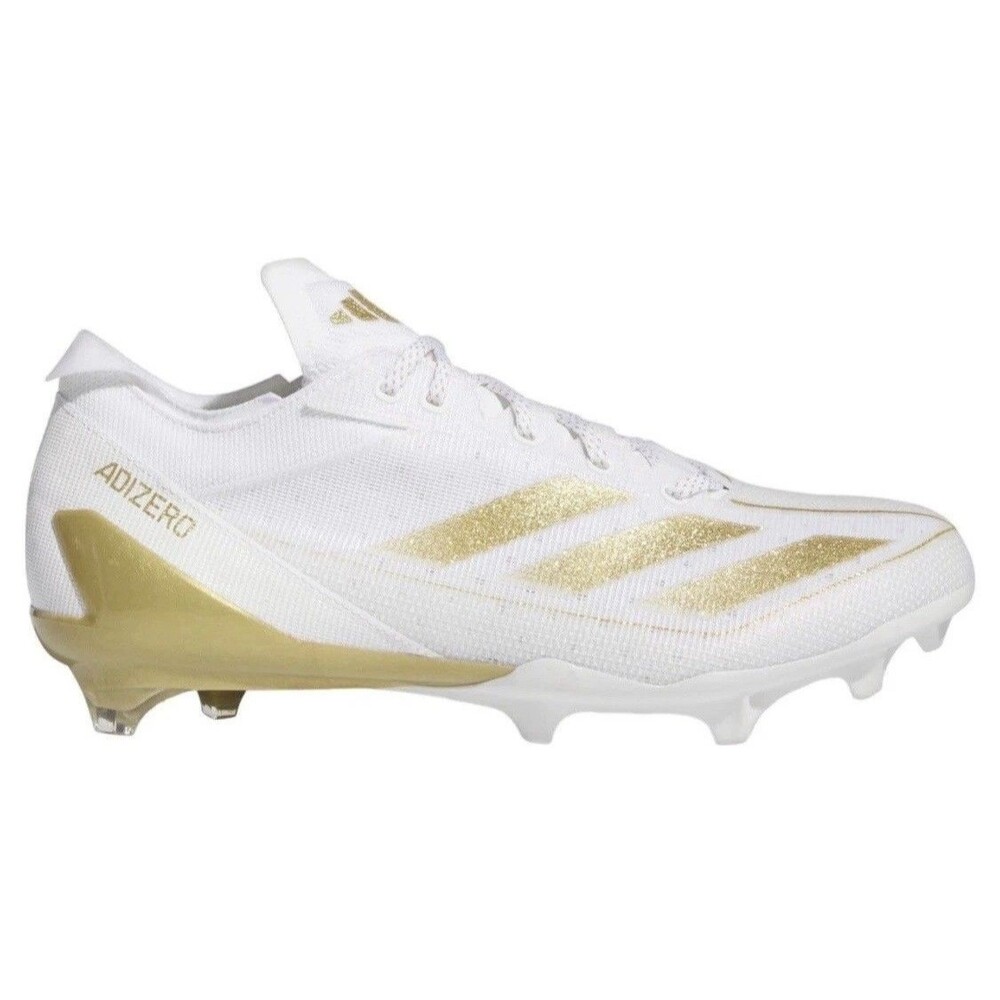 Adidas Adizero Electric Speed Football Cleats Gold White IE4381 Men’s NEW